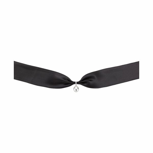 Yana Nesper Kette Silk Choker SD92-black-7WG