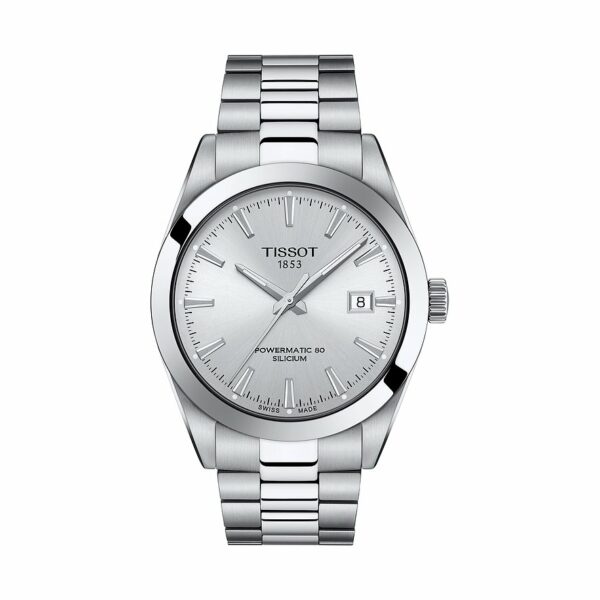 Tissot Herrenuhr Gentleman Powermatic 80 Silicium T1274071103100