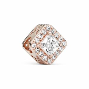 Pandora Charm Timeless Quadratischer funkelnder Strahlenkranz 786206CZ