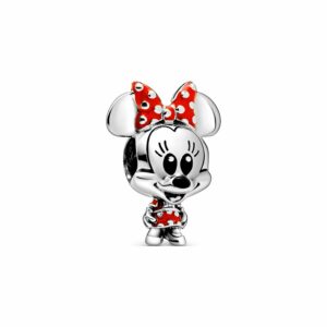 Pandora Charm Disney x Pandora Minnie Maus Gepunktetes Kleid und Schleife 798880C02