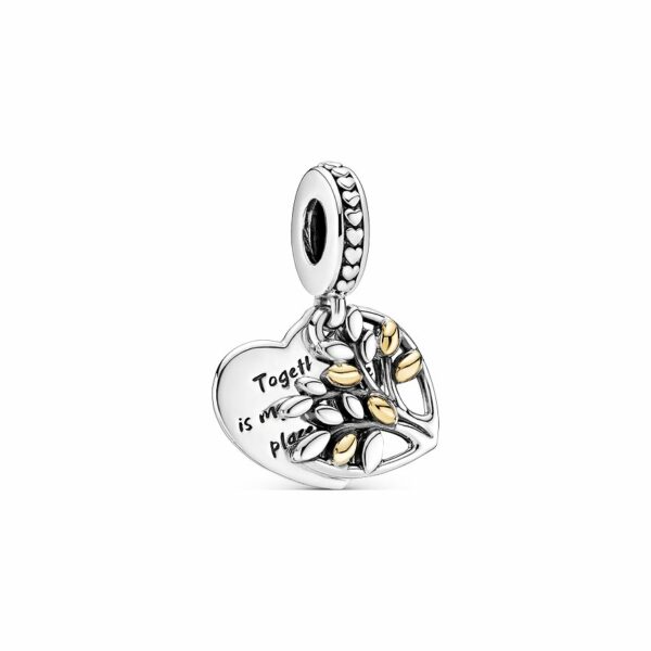 Pandora Charm Moments Bicolor Stammbaum Herz 799161C00