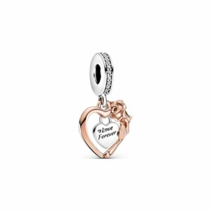 Pandora Charm Moments Herz & Rose 789290C01