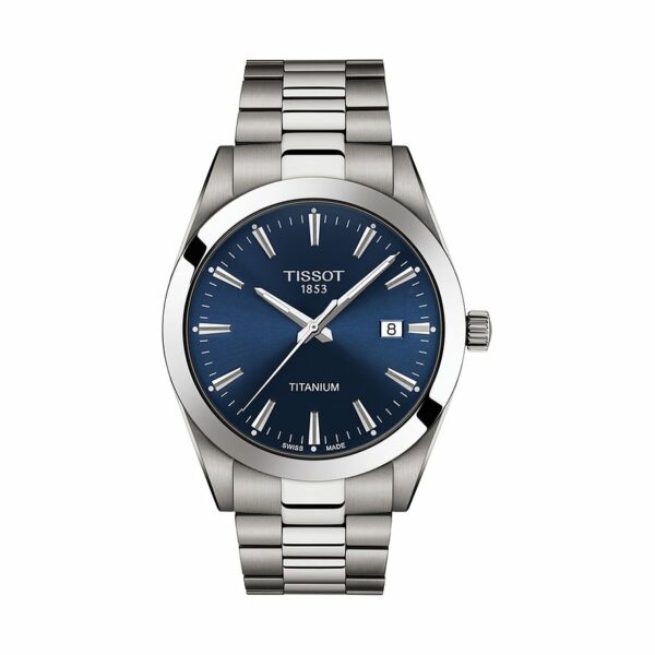 Tissot Herrenuhr Gentleman Titanium T1274104404100