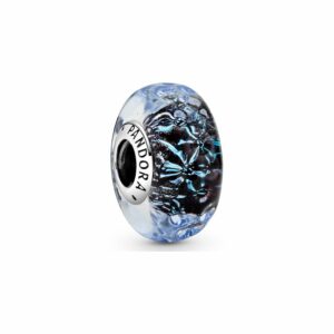 Pandora Charm Moments Welliges dunkelblaues Ozean Murano-Glas 798938C00