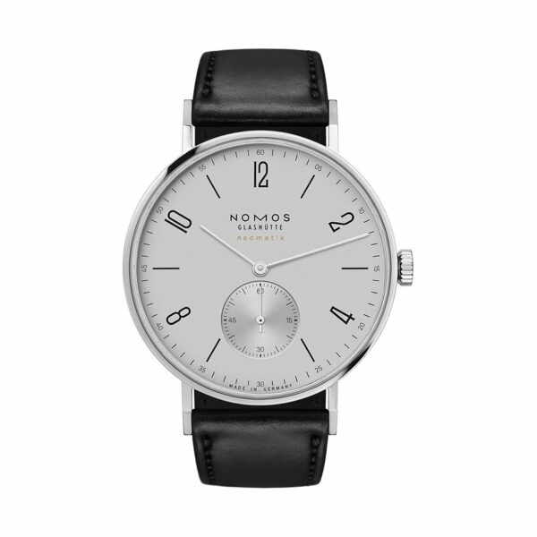 Nomos Glashütte Herrenuhr Tangente neomatik 39 platingrau 144