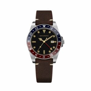 Watchpeople Herrenuhr Brown Sugar Flat Iron GMT WP BSG022-02