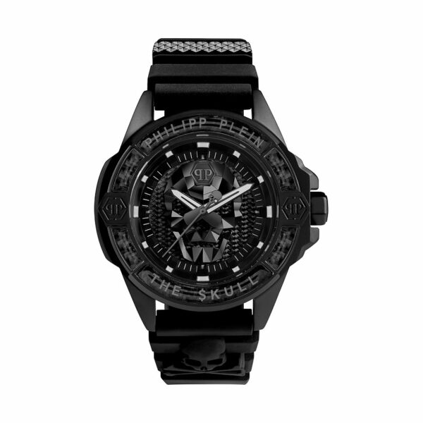 Philipp Plein Herrenuhr The Skull Carbon Fiber PWAAA2022